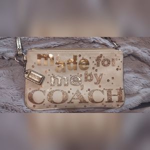 Rare Made For Me By Coach Wristlet